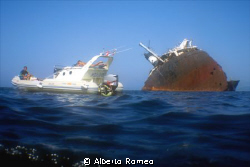 During our boat raid Sicily-Tunisia, near Biserta city  w... by Alberto Romeo 